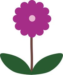 vector illustration of a flower