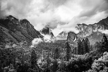 Yosemite National Park including Half Dome, Maricopa Grove, Bridal Veil Falls, and Tunnel View among many others in the Spring of 2025