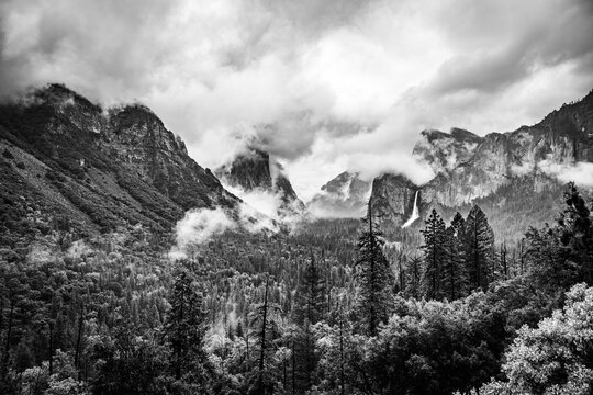 Yosemite National Park including Half Dome, Maricopa Grove, Bridal Veil Falls, and Tunnel View among many others in the Spring of 2025