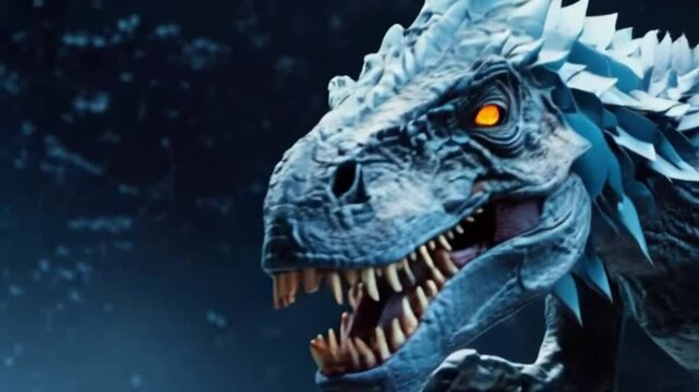 The dragon raptil in robot mode, Ai Generative