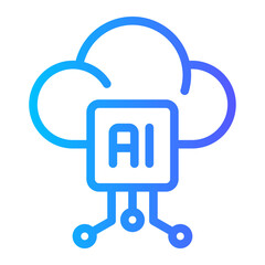 cloud ai icon