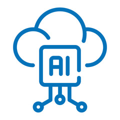cloud ai icon