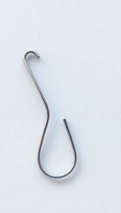 metal hook on a white background