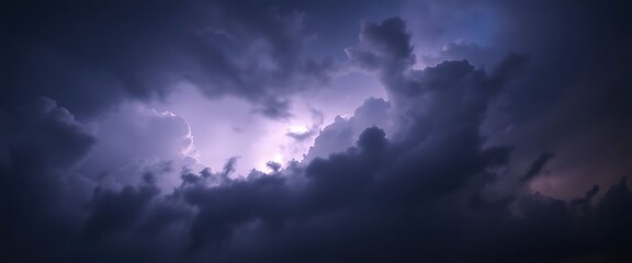 lightning storm is seen in the sky