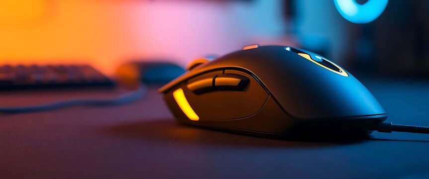 computer mouse sitting on top of a desk