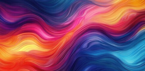 Fototapeta premium A vibrant abstract swirl of colors blending seamlessly. showcasing dynamic movement and energy. ideal for backgrounds in digital art or creative projects