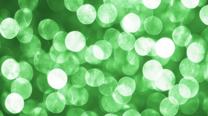 Obraz premium Abstract Bokeh Background in Green green background. Ecology concept for your graphic design, banner or poster. Vector illustration