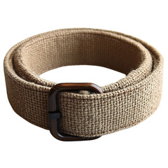 A Pet Safe Flea Collar with Natural Oils Earthy Brown Isolated on Transparent Background