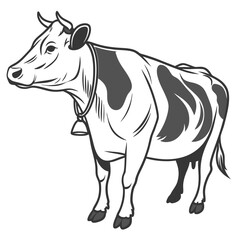 Fototapeta premium cow vector design