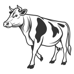 Fototapeta premium cow vector design