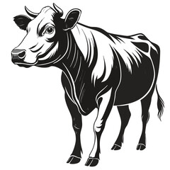 Obraz premium cow vector design
