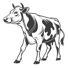 Fototapeta premium cow vector design