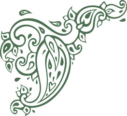 Beautiful flower art and mandala vector design