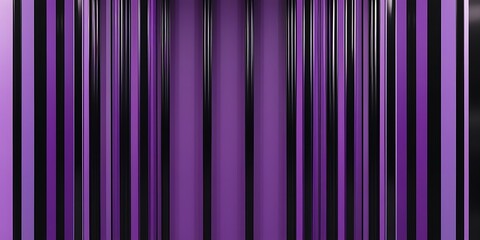 Abstract vertical striped pattern with alternating black and purple lines creating a modern, futuristic visual effect perfect for design, decoration, and digital backgrounds

