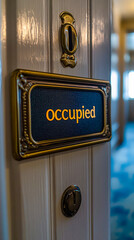 Occupied Door Signs – Luxury Hotel Room Privacy Concepts