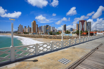 Skyline de Fortaleza a partir da Ponte dos Ingleses, Ceará, Brasil