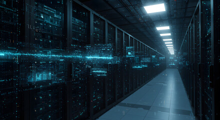 Server Room Data Center Digital Information