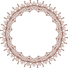 Beautiful flower art and mandala vector design