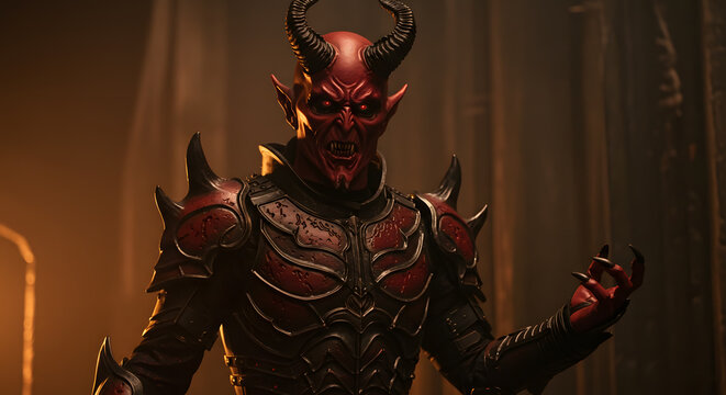 Red Devil in Armor