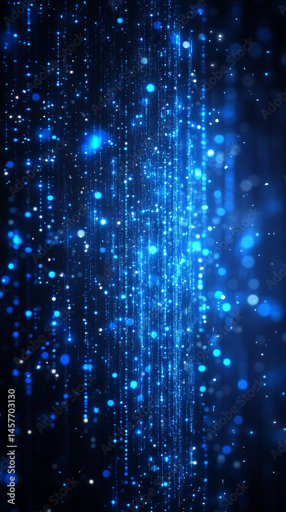 Poster futuristic holographic buttons float in a digital space, symbolizing seamless human interaction, con