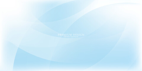 blue abstract background with smooth lines