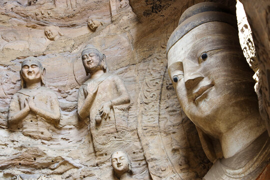 Yungang Grottoes, World Cultural Heritage, Datong, Shanxi, China