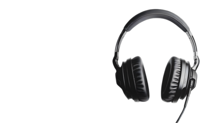 Studio headphones, over-ear design,  dark gray color