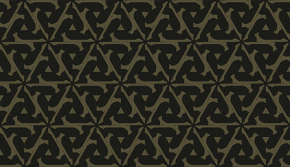 Template background with curved line. Triangles style. Vector illustration. For flyer, screen, business presentation.