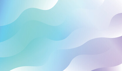 Template Background With Wave Geometric Shape. For Design, Presentation, Business. Vector Illustration with Color Gradient.