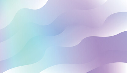 Template Background With Wave Geometric Shape. For Design, Presentation, Business. Vector Illustration with Color Gradient.