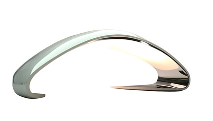Abstract curved metallic arch design