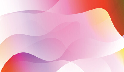 Wave Abstract Background. For Business Presentation Wallpaper, Flyer, Cover. Vector Illustration with Color Gradient.