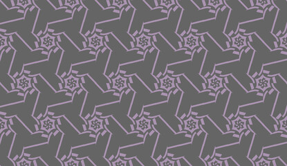 Vector background in triangles style. Abstract design with curved line. For you business, advert, wallpaper. Brown purple color. Seamless