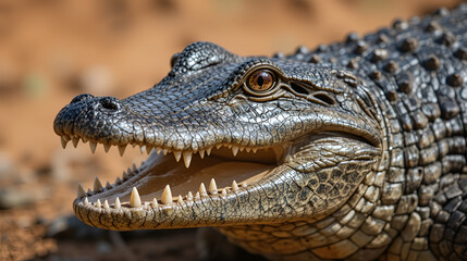 Obraz premium Close up, crocodile in Australia