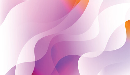Blurred Decorative Design In Abstract Style With Wave, Curve Lines. For Elegant Pattern Cover Book. Vector Illustration with Color Gradient.