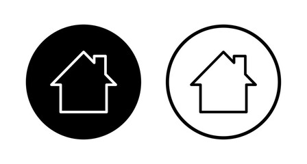 Fototapeta premium House icon logo design. Home sign and symbol