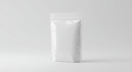 White Pouch Packaging Mockup