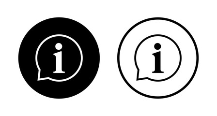 Information sign icon logo design. about us sign and symbol. question mark icon