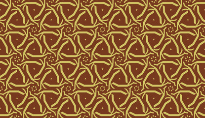 Modern elegant background Triangles, lines.. For your design. Brown color. Vector seamless pattern in geometric style.