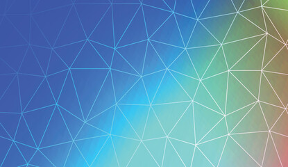 Fototapeta premium New gradient color illustration in a polygonal style. Design for flyer, wallpaper, presentation, paper. Vector illustration. Creative gradient color.