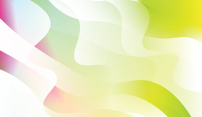Abstract Wavy Background. For Business Presentation Wallpaper, Flyer, Cover. Vector Illustration with Color Gradient.