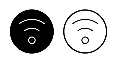 Wifi icon logo design. signal sign and symbol. Wireless  icon