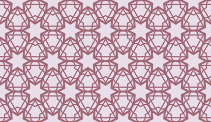 Template background with curved line. Triangles style. Vector illustration. Red, brown color. For flyer, screen, business presentation. Seamless