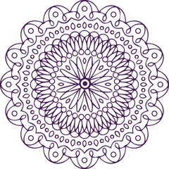 Beautiful flower art and mandala vector design
