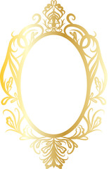 Ornate Vintage Gold Frame