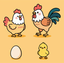 chicken family