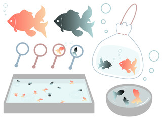 夏祭り金魚掬いセット