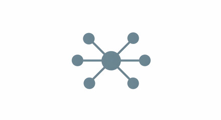 Connecting Nodes Graphic Network or Data Visualization Element