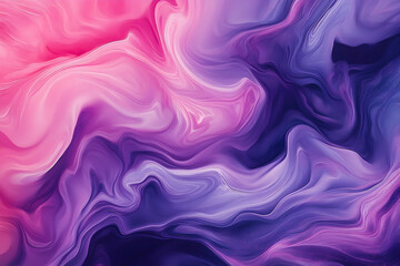 Obraz premium Vibrant abstract swirls of pink, purple and blue hues.