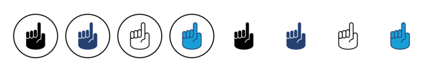 Hand icon vector. hand vector icon, palm